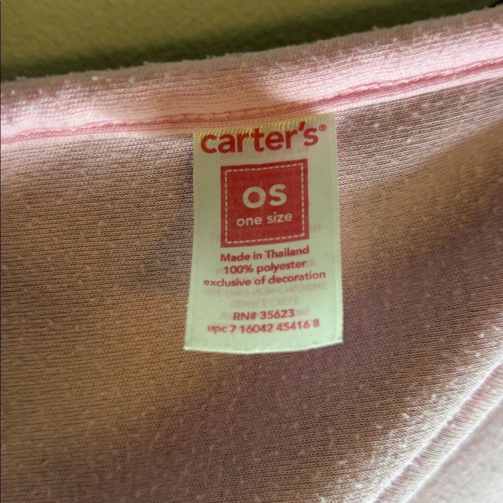 246 - Brown Blanket with Pink Hearts - Picture 3 of 3